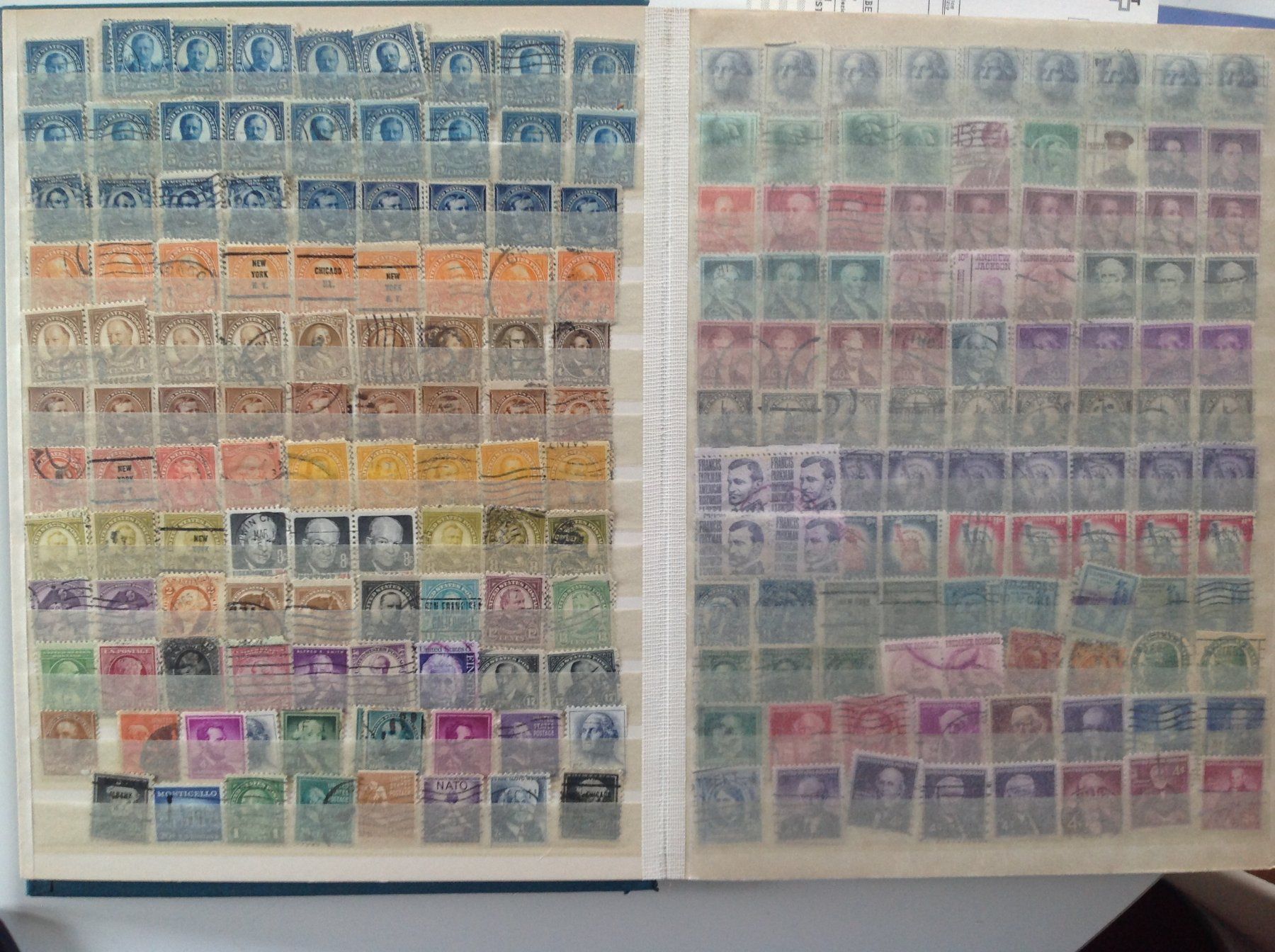 Alle Briefmarken: timbre USA 30.8.5 – Gebraucht aus Vuiteboeuf von broticaire 2