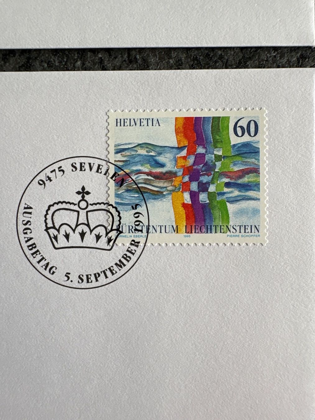 Alle Briefmarken: Briefmarken Ersttagsbriefe Liechtenstein 6 Stück – Gebraucht aus Ibach von lisch3 4