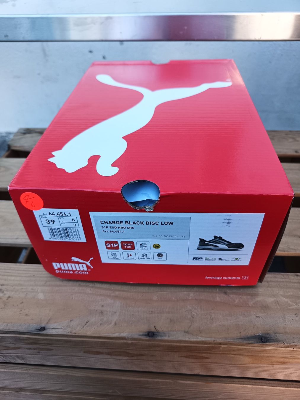 Puma Scarpe da uomo: Puma Sicherheitsschuhe S1P ESD HRO SRC 39 – Nuovo e nell'imballaggio originale da Oberegg venduto da 19franzi94 7