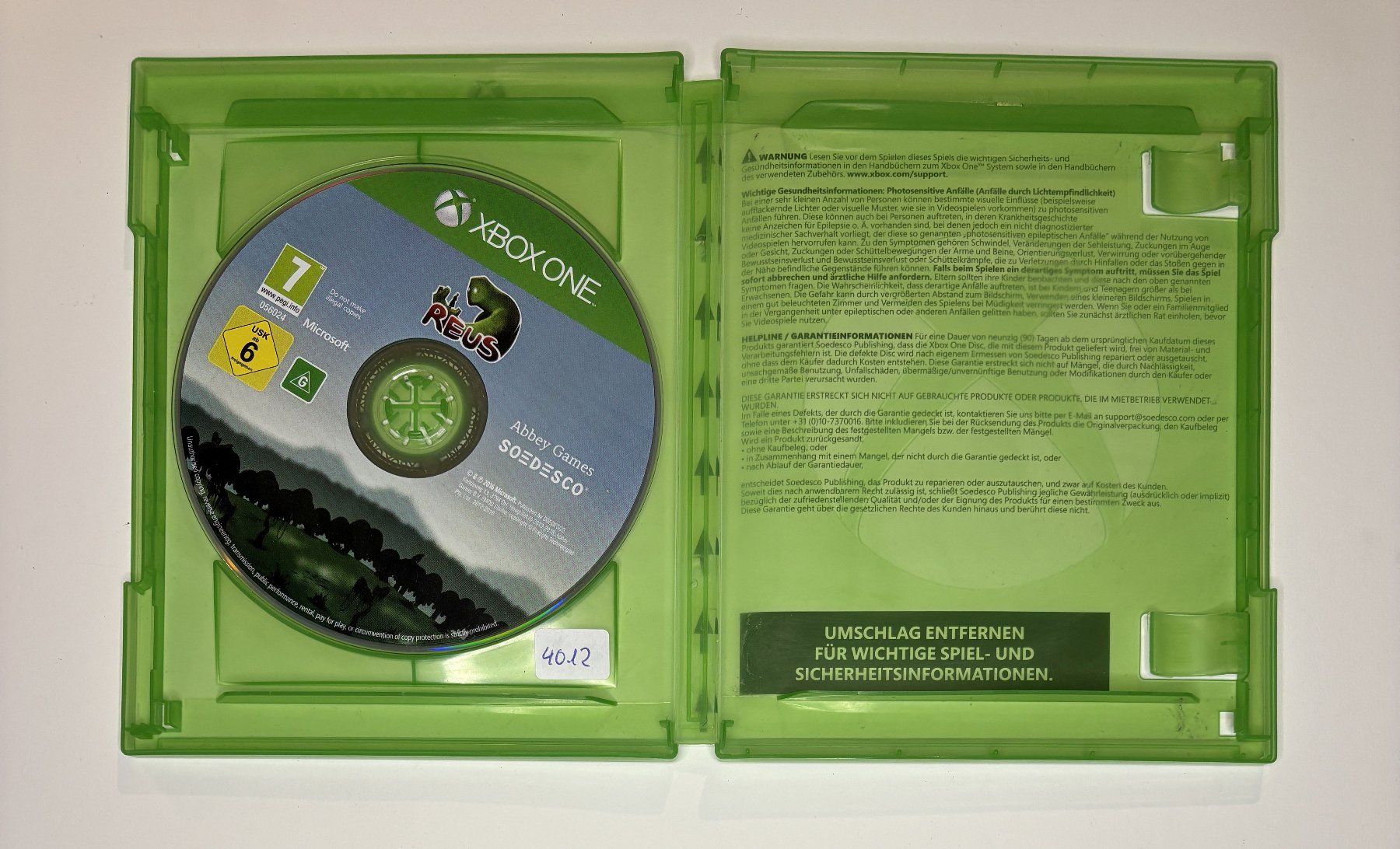 Giochi: XBOX One - Reus – Usato da Allschwil venduto da Bullach 1