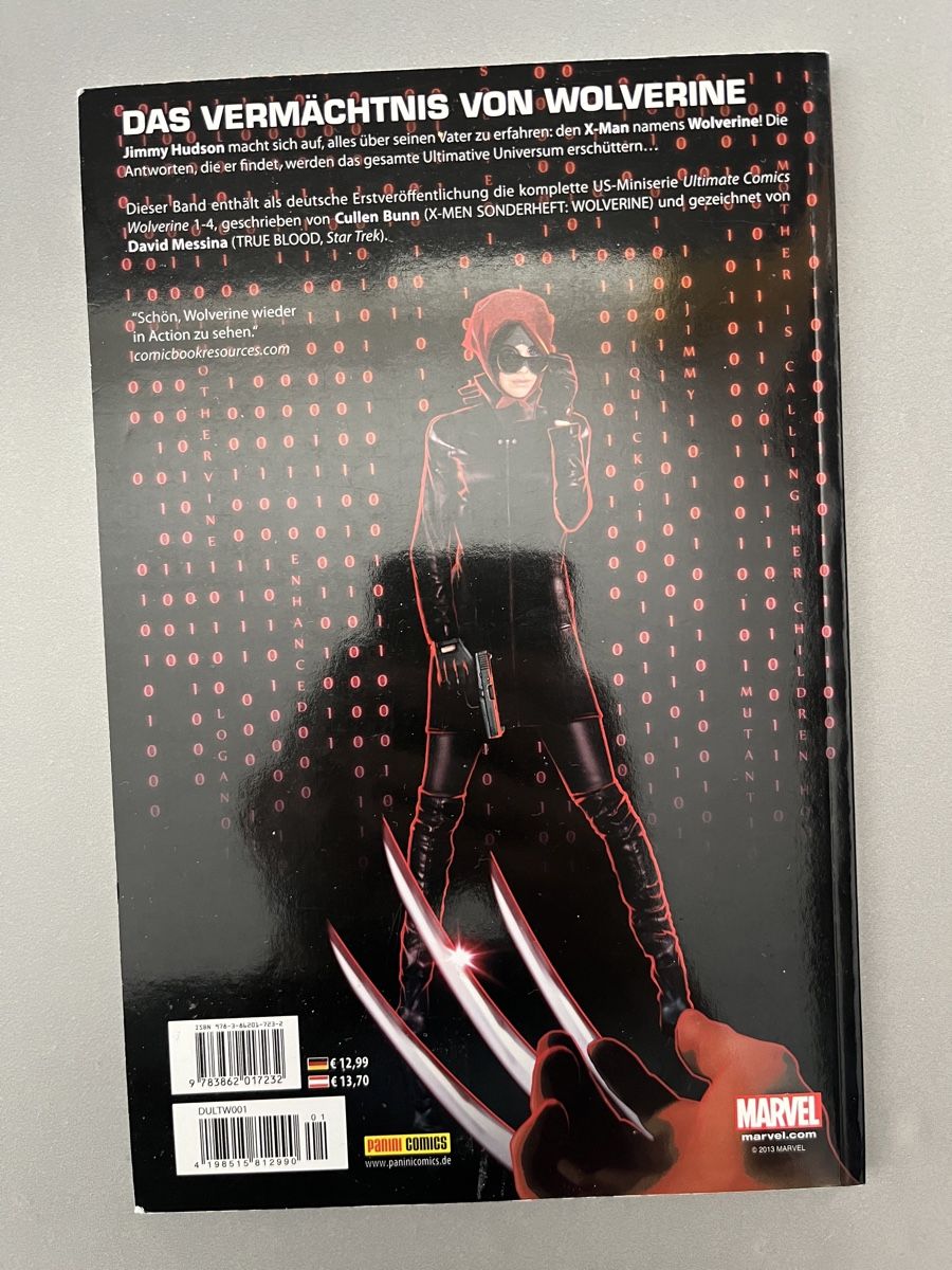 Fumetti: Ultimate Comics Wolverine Vol. 1 - Deutsch – Nuovo (secondo la descrizione) da Sierre venduto da black.box 1