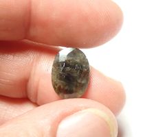 Saphire 2.88ct. Mosambique - nicht gebrannt , 31 x 9.5mm.