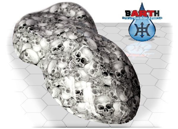 Folien: Wassertransfer-Folien "Mini Skull" – Neu und originalverpackt aus Schönenwerd von Wassertransferdruck