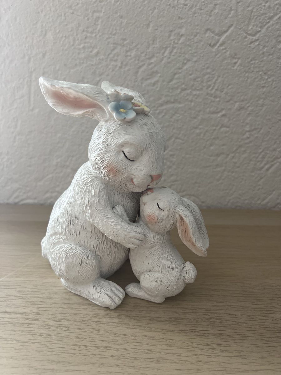 Statuette: Herziges Hasenpaar – Usato da Seon venduto da Sunny-Schmuck78