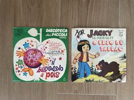 Vinyle "Il Bazzocolo a Pois" & "Jacky o urso de Tallac "