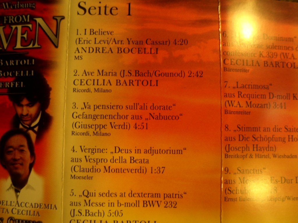 Musicassette: Voices from HEAVEN – Usato da Langnau i. E. venduto da gf2_29jt 1