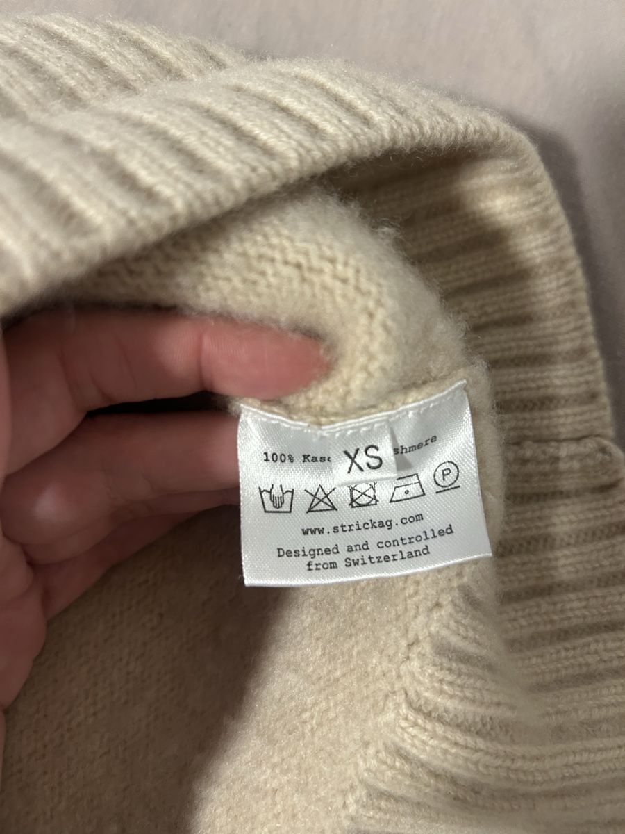 Maglioni & Felpe: Pull en cachemire Strickag XS beige d'hiver - CH – Usato da Morges venduto da cat_6cm9 2
