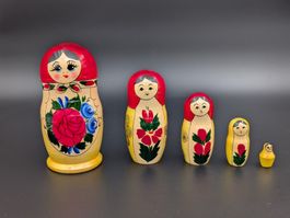 Matroschka Babuschka 5-tlg Holz Semenov Russland