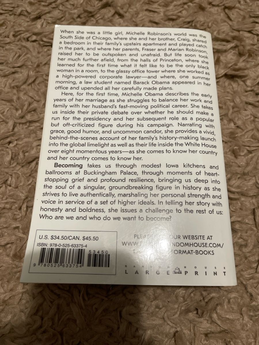 Libri: Michelle Obama - Becoming - Biografie – Usato da Unterkulm venduto da AnoliOccasion 1