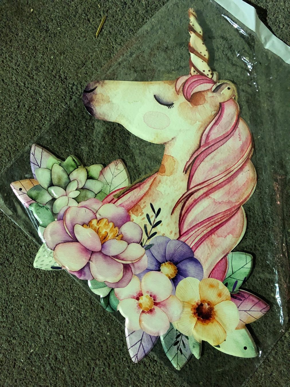 Insegne: Einhorn Blumen märchen fantasy – Nuovo (secondo la descrizione) da Reinach AG venduto da rares75