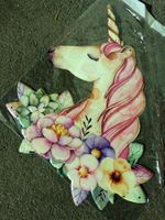 Einhorn Blumen märchen fantasy