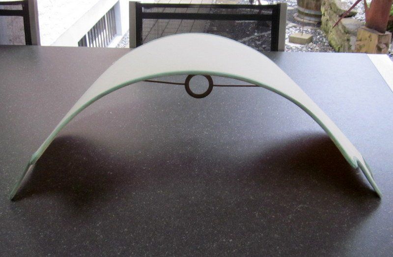Lampen: Alte Ständerlampe, Metall in Holzoptik – Gebraucht aus Bischofszell von raika 9