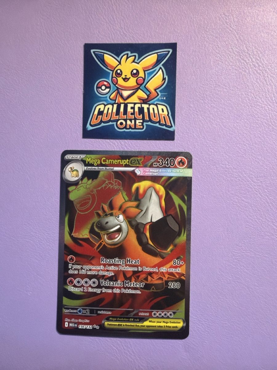 Pokémon Carte collezionabili: Pokemon Mega Camerupt EX Fullart mega cool – Nuovo (secondo la descrizione) da Lommiswil venduto da CollectorOne