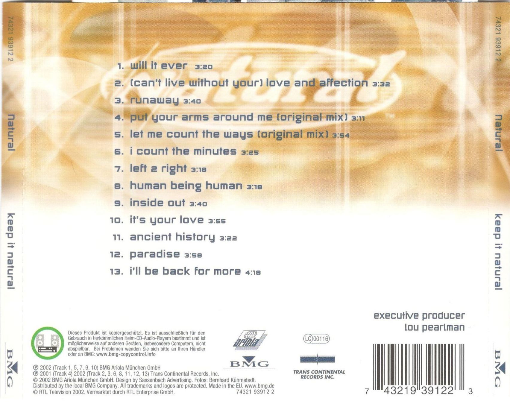 CDs: Natural CD Keep It Natural – D'occasion à St. Margarethen TG par ursk10 1