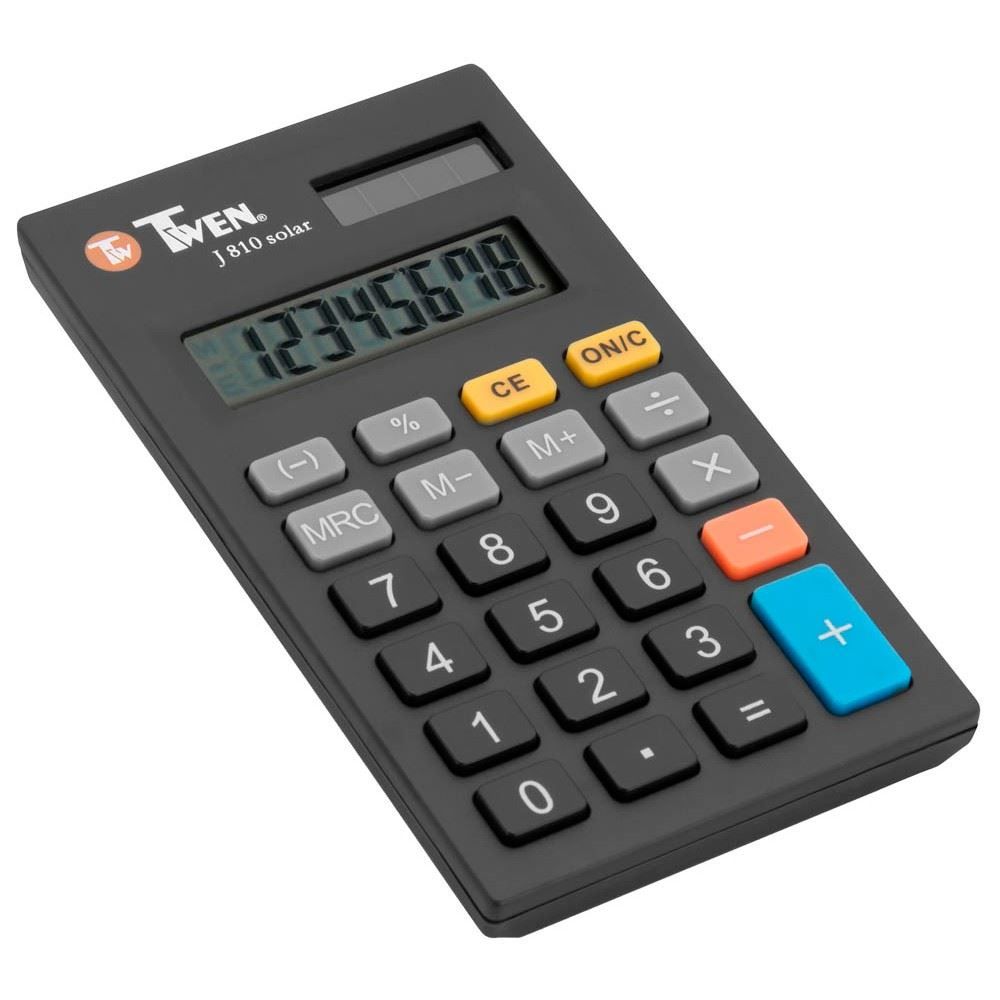 Calcolatrici tascabili: Taschenrechner TWEN J-810 Solar – Nuovo e nell'imballaggio originale da St. Gallen venduto da cointec 4
