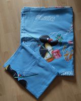 Pingu Bettwäsche blau mit Motiv gebrauchter Zustand