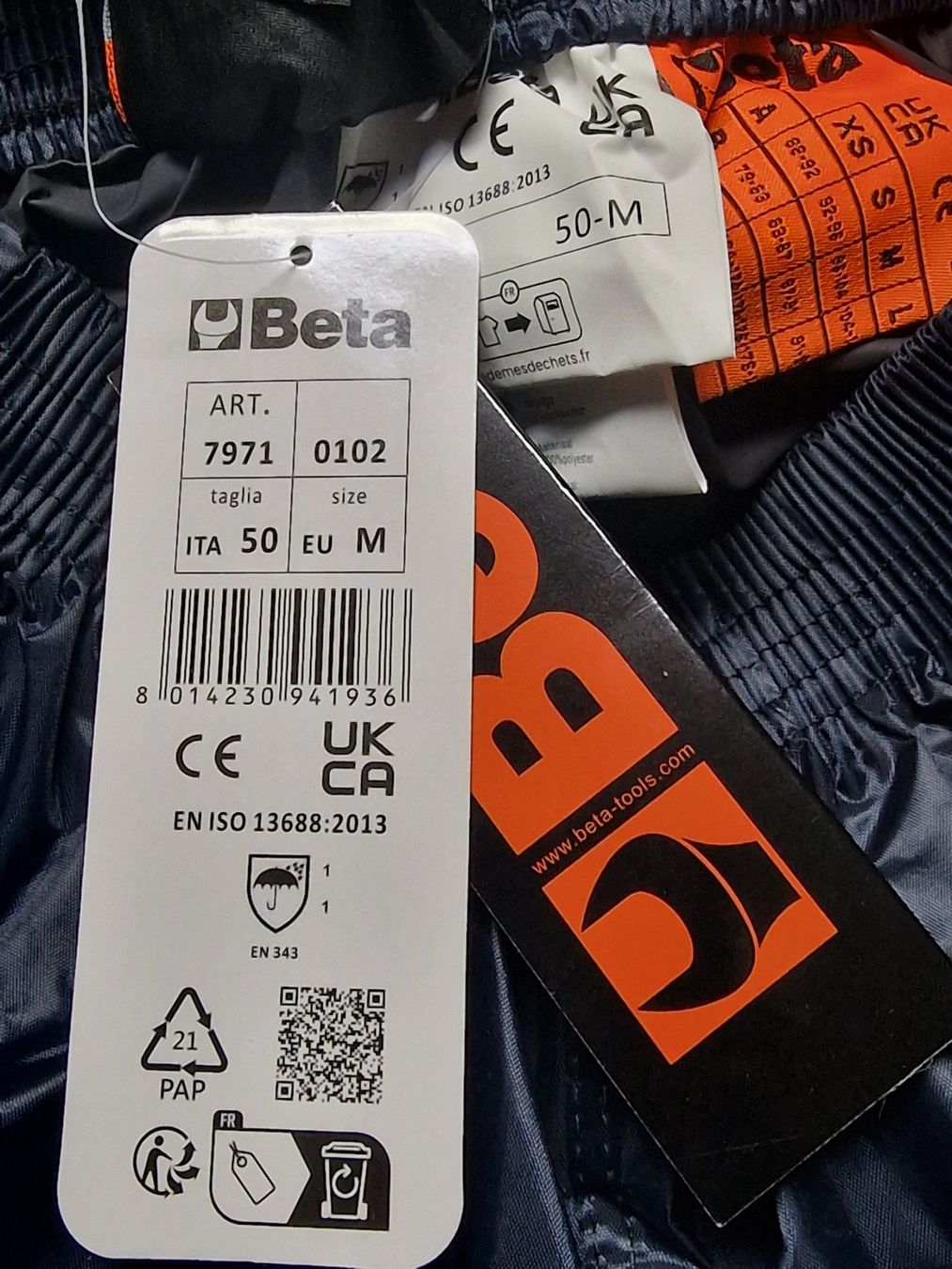 Pantaloni: Regenbundhose Beta 7971 Gr. M – Nuovo e nell'imballaggio originale da Uerkheim venduto da Kaufoption 3
