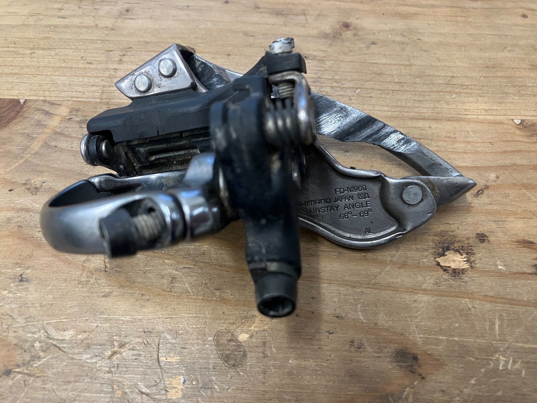 Shimano Pezzi di ricambio: Shimano XTR FD-M960 3x9 Umwerfer – Usato da Burgdorf venduto da intact-Velowerkstatt 1