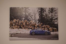 Kunstdruck auf Leinwand: Alpine A110