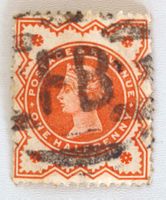 Briefmarke GB 1896 Queen Victoria Stempel FB