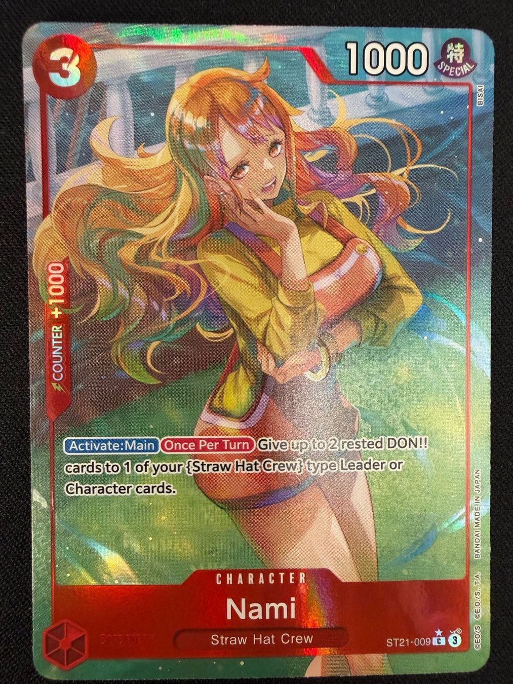 Sammelbilder & Trading cards: Nami ST21-009 C Parallel NM – Neu (gemäss Beschreibung) aus Rolle von KPTreasures