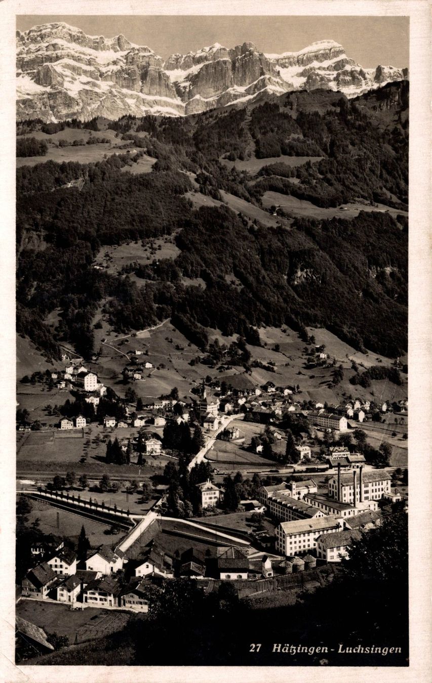 Cartoline postali: Hätzingen - Luchsingen – Usato da Bronschhofen venduto da Astore