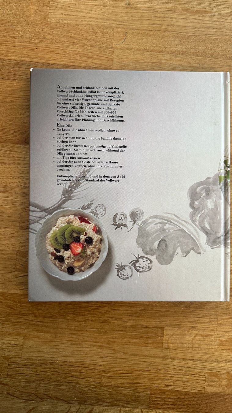Libri: Buch - Die schlanke Vollwertküche - 4 Wochen Programm – Usato da Winterthur venduto da Secondhand-Family 1