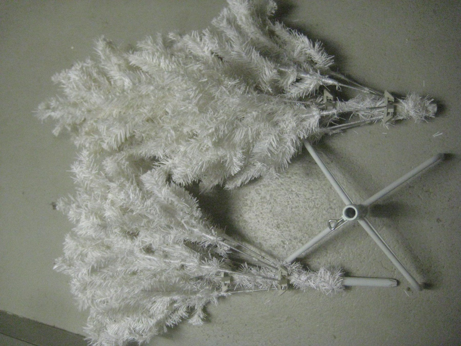 Alle Dekorationen: WEIHNACHTSBAUM   WEISS – Neu (gemäss Beschreibung) aus Uster von flocke1 2