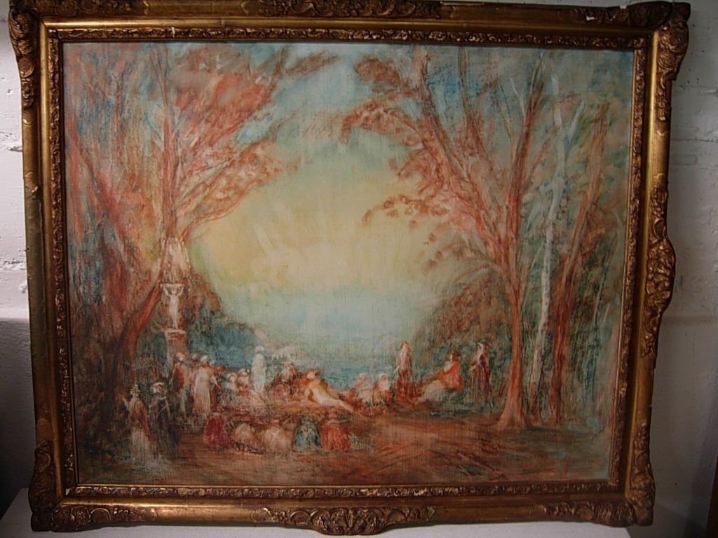 Gemälde: Constantin Ganesco(Bukarest 1864)-Baccanale – Gebraucht aus Luzern von Lucernauno