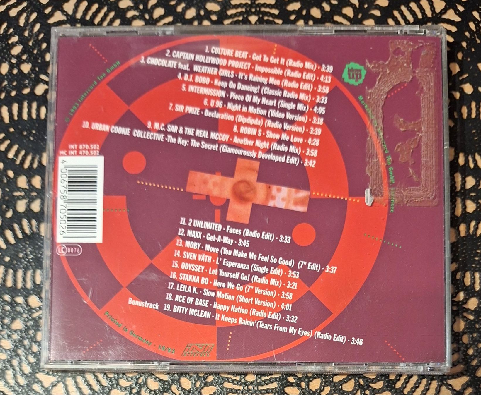 CD: Dance Mission Vol. 3, CD 1993, Hit Compilation, Sampler – Usato da Amriswil venduto da Celini3 1