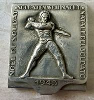 Stück Soldaten Weihnachten 1943 Metall neuwertig