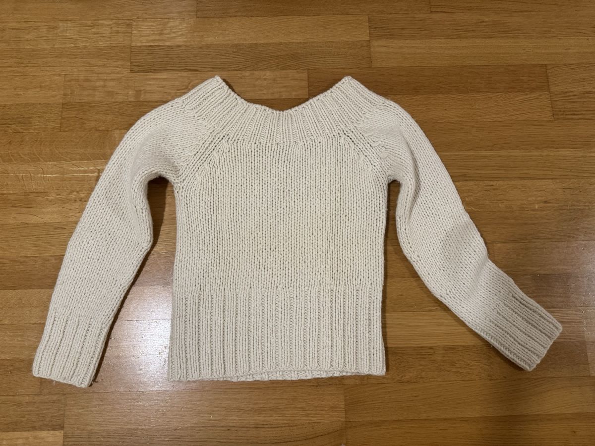 Maglioni & Felpe: Strickpullover eierschale mit Zopfmuster, Grösse S/36 – Usato da Zürich venduto da nunu03 1