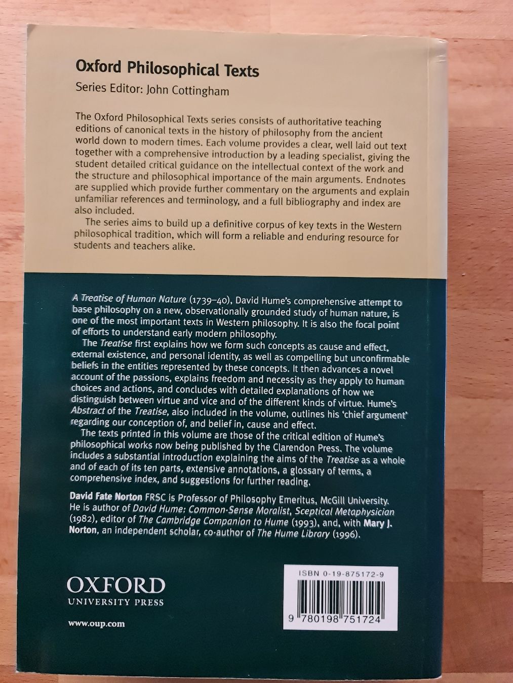 Bücher: A Treatise of Human Nature – Gebraucht aus Basel von Bafidu 2