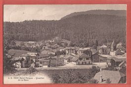 Saint-Cergue Quartier de la Gare mit Bahnhof - 1923 gestemp.
