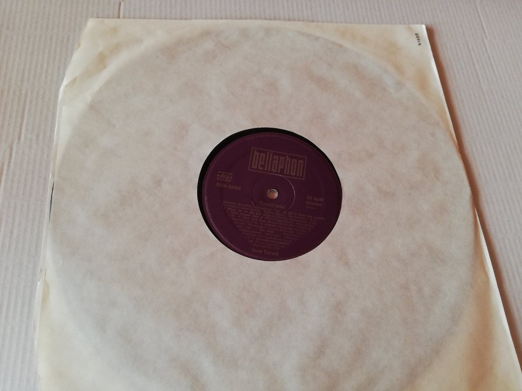 Dischi in vinile: INES TORELLI - TORELLI TOTAL – Usato da Bern venduto da Vinylsound.ch 2