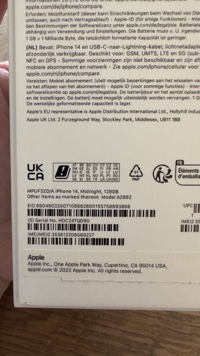 Apple Telefoni cellulari / Smartphones: I Phone 14 Midnight 128 GB – Usato da Stadel b. Niederglatt venduto da Gansi86 3