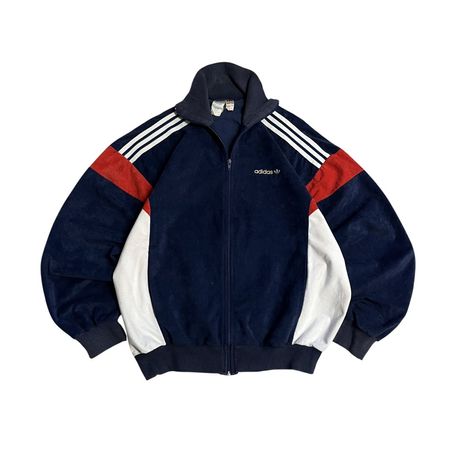 Vintage Adidas Peach Skin Zipped Jacket (M)