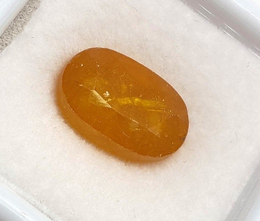 Edelsteine: Saphir jaune LGF 4.81 ct - Valeur 90.- Fr – Neu (gemäss Beschreibung) aus Grimisuat von Valgem 2