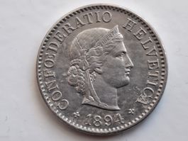 5 rappen 1894 (sehr schön)
