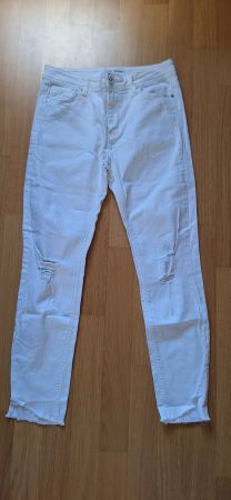 Stradivarius, jeans blanc