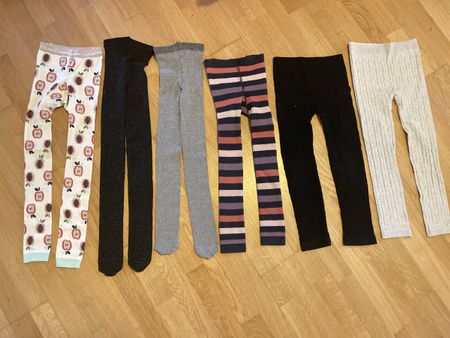Strumpfhosen mit und ohne Einschluss 110/116