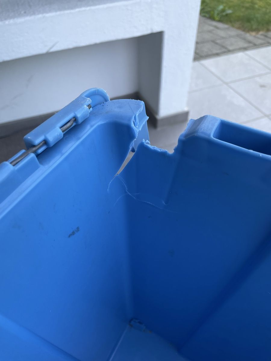 Contenitori & Simili: Stapelboxen blau 2 Stk. Dispoboxen mit Deckel – Difettoso da Wängi venduto da Thurgauer98 5