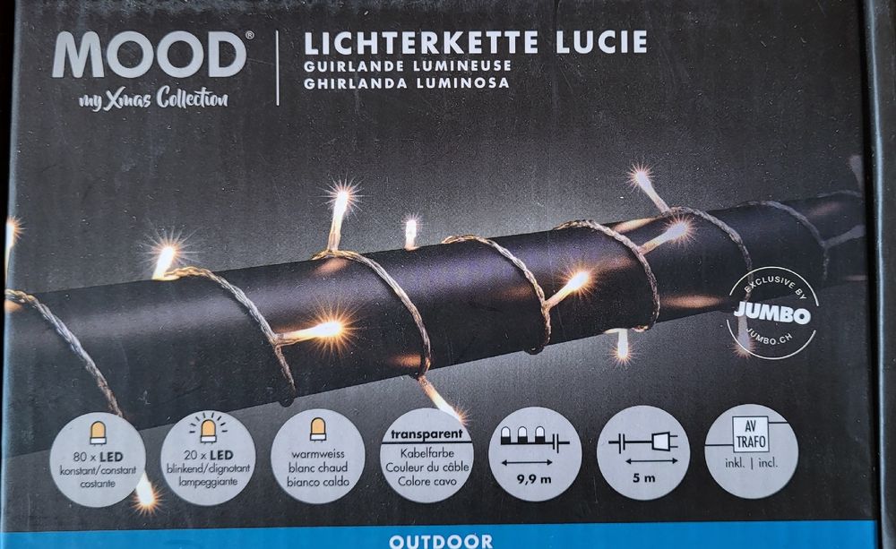 LED MOOD Lichterkette Guirlande 9,9m Kaufen auf Ricardo