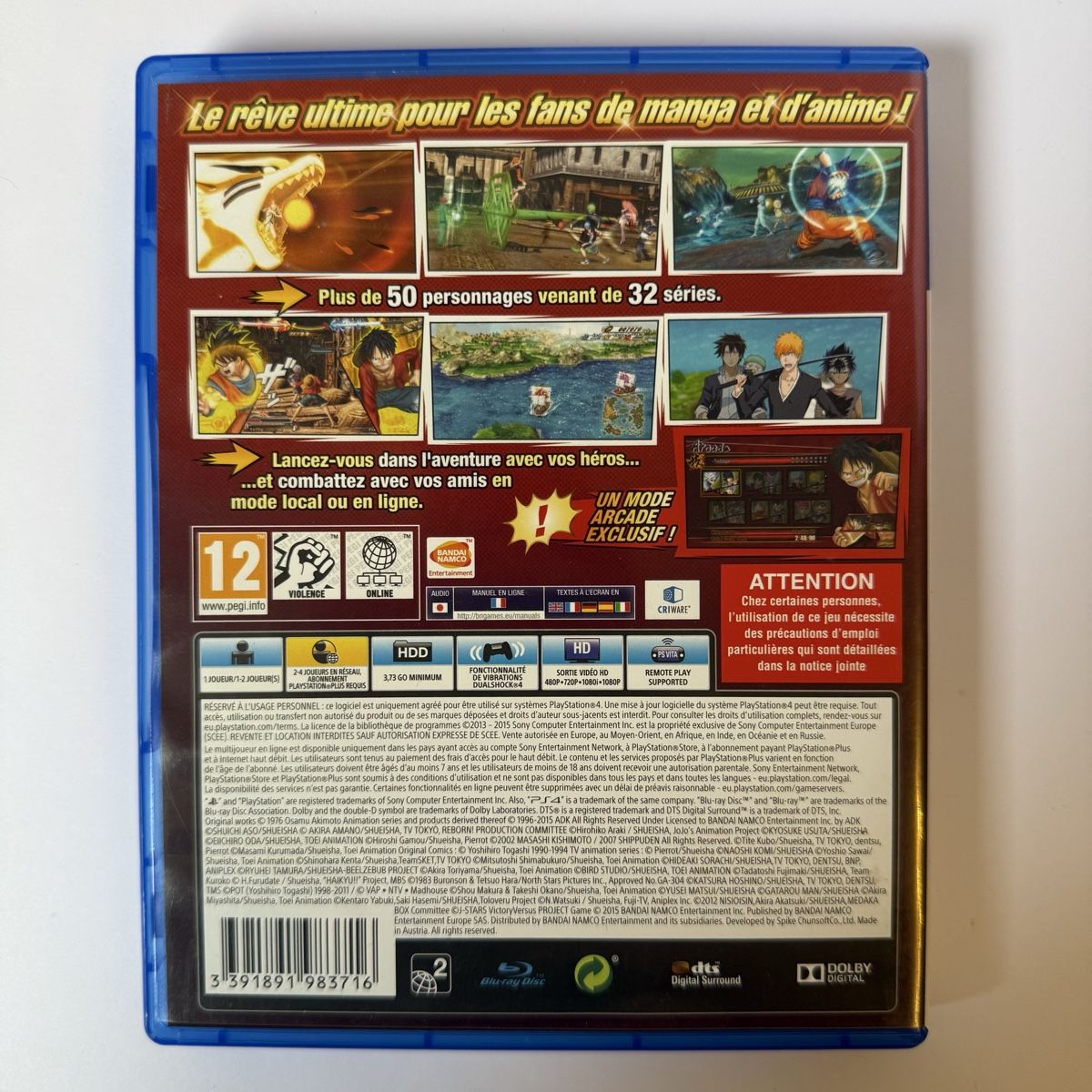 Bandai Giochi: J-Stars Victory VS+ PS4 – Usato da Vésenaz venduto da RMShop 1