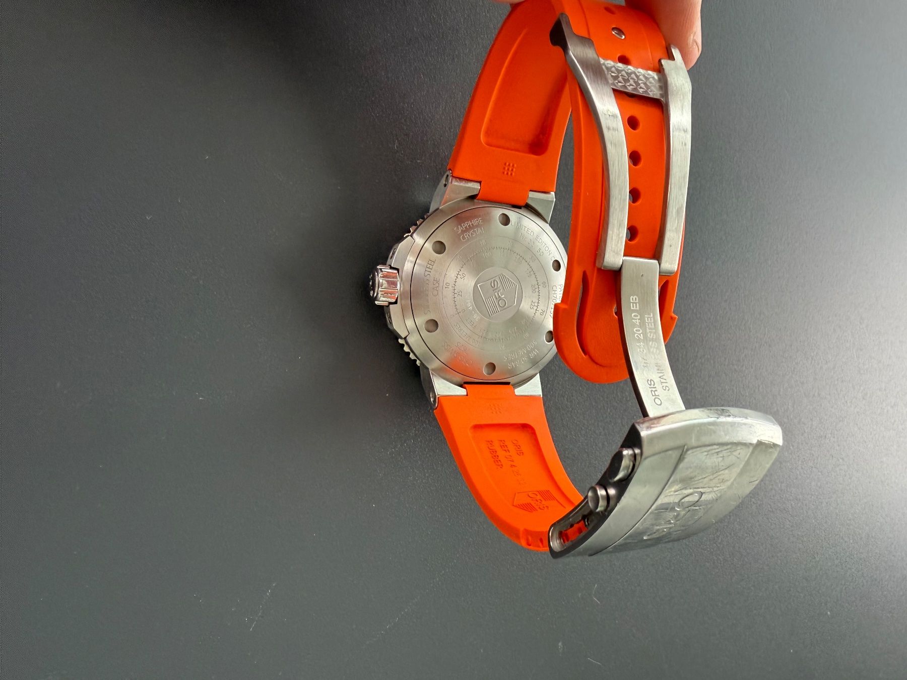 Oris Orologi: Oris Aquis Depth Gauge Limited Edition – Usato da Reiden venduto da SCHURCHLURCH1 2