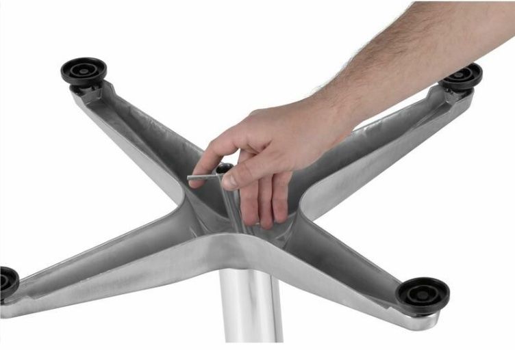 Tavoli: GASTRO PRO Bartisch klappbar, 115 x 60 cm, Silber – Nuovo e nell'imballaggio originale da Bülach venduto da StoreInShopSwiss 5