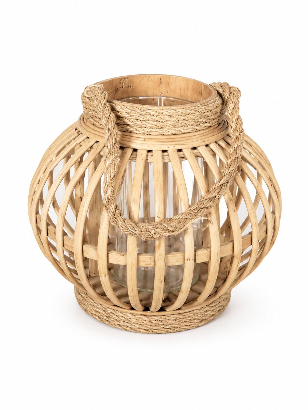 Altro in Decorazioni & Accessori: Rattan Laterne mit Glas 21 cm – Nuovo (secondo la descrizione) da Fully venduto da VaneaSelection 2