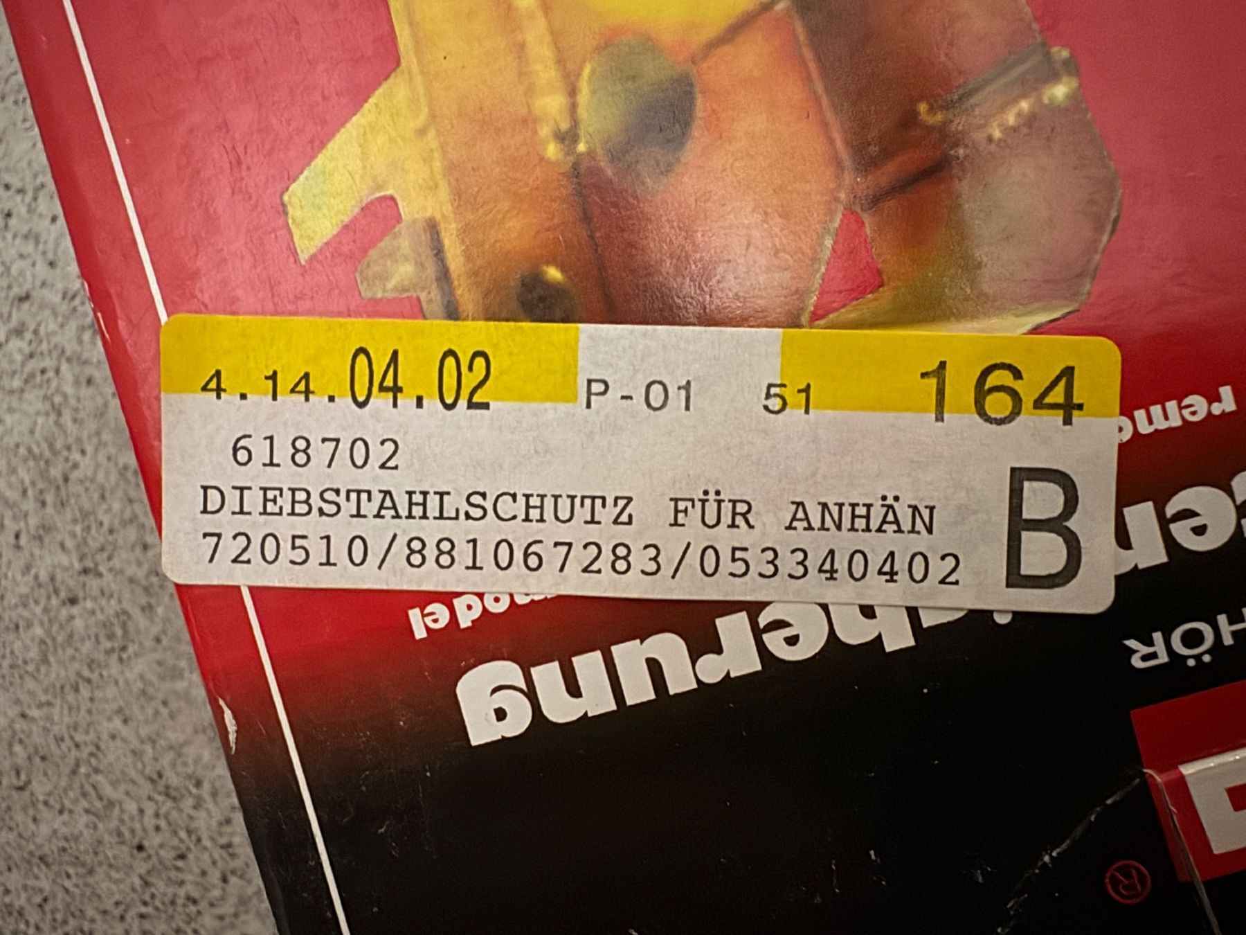 Anhänger: Anhängersicherung – Gebraucht aus Urtenen-Schönbühl von Fredy032 1