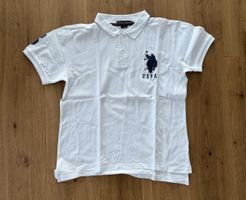 U.S. Polo Assn. Poloshirt Weiss Herren Gr. M