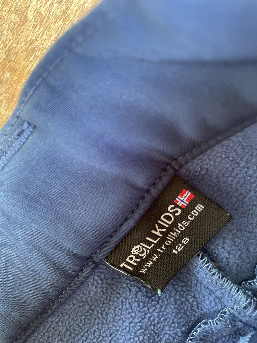 Trollkids Pantaloni: Trollkids Softshellhose Gr. 128, blau – Usato da Bern venduto da brup 3